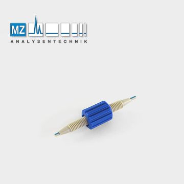 Coupler universal fingertight PEEK 0.25 mm ID (''blue'')